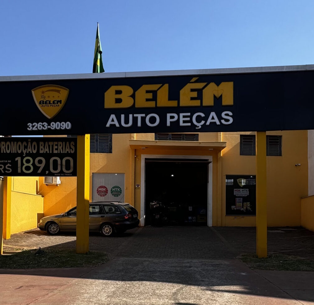 Fachada da loja Belém Auto Peças